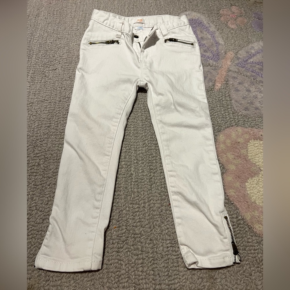 Toddler girl white jeans 3-4T
